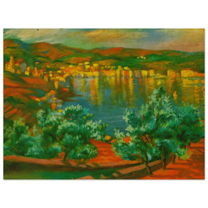 Salvador Dali  FESTIVAL OF ST LUCIA AT VILLAMALLA Wood Print