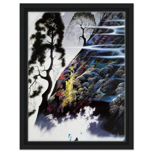 Eyvind Earle  Radient Splendor Framed Canvas