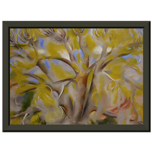 Georgia OKeeffe  Spring Tree No 1 Premium Metal Framed Art Print / Poster
