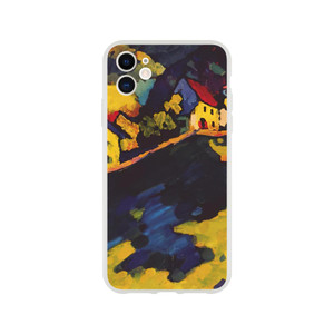 Wassily Kandinsky - HOUSES AT MURNAU 1909 Flexi case