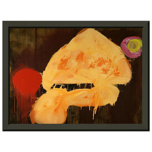 John Hoyland  Quas 23186  1986 Premium Metal Framed Art Print / Poster