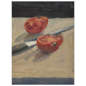 Richard Diebenkorn  Knife  Tomato I Wood Print