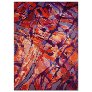 Alfred Manessier  Terre assoiffee I  1966 Fine Art Poster / Art Print