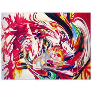 James Rosenquist  Womens Intuition after Aspen Wood Print
