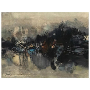 Chu teh Chun  UNTITLED 1964 N4 Aluminum Print