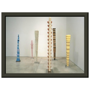 Louise Bourgeois  CHARACTERS 1965 Premium Metal Framed Art Print / Poster