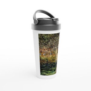 claude monet - Garden at Vetheuil Travel Mug