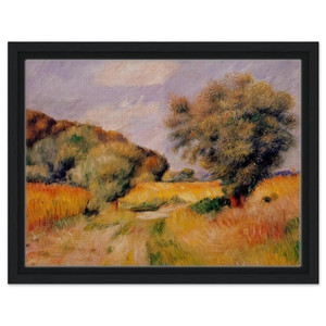 PierreAuguste Renoir  Fields of Wheat Framed Canvas