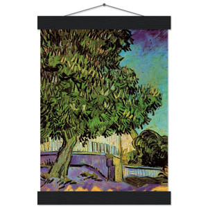 Vincent van Gogh Chestnut Tree in Blossom Matte Paper Poster with Hanger
