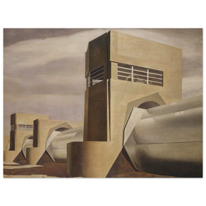 Charles Sheeler  Water  1945 Wood Print
