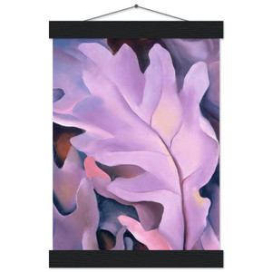 Georgia OKeeffe  Purple Leaves Museum-Quality Matte Paper Poster with Hanger