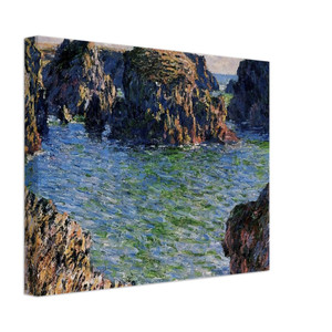 claude monet  Coming into PortGoulphar BelleIle Canvas