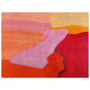 Milton Avery  Shapes of Spring  1952 Aluminum Print
