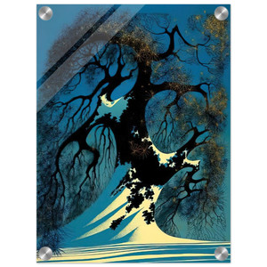 Eyvind Earle  Winter Bonsai Acrylic Print