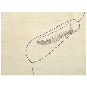 Eva Hesse  UNTITLED 1965 1 Wood Print