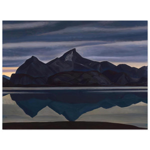 Rockwell Kent  Mirrored Mountain South Greenland Aluminum Print