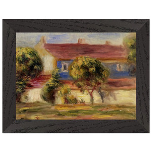 PierreAuguste Renoir The Artist s House Wooden Framed Art Print/Poster