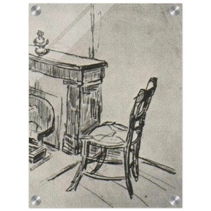 Vincent van Gogh  Chair near the Stove Acrylic Print