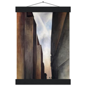 Georgia OKeeffe Street of New York II Museum-Quality Matte Poster w/ Hanger
