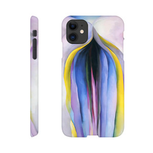 Georgia OKeeffe - Grey Line With Black Blue And Yellow Slim case