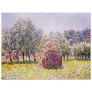 claude monet  Haystack Aluminum Print