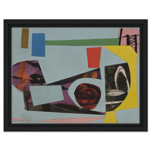 Ad Reinhardt  Study for a Painting  1938 Framed Canvas