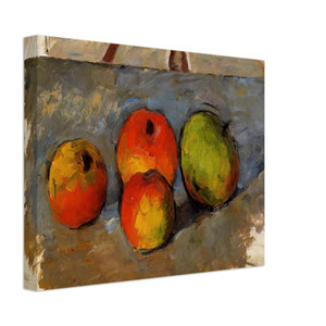 Paul Cezanne  Four Apples Canvas