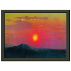 Arkhyp Kuindzhi  Red sunset Premium Metal Framed Art Print / Poster