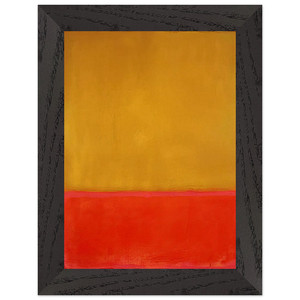 Mark Rothko  Ochre and Red on Red  1954 Premium Wooden Framed Art Print / Poster