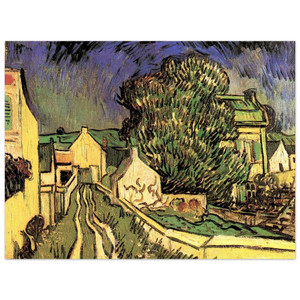 Vincent van Gogh  The House of Pere Pilon Aluminum Print