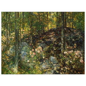 Childe Hassam  Laurel on the Ledges Wood Print