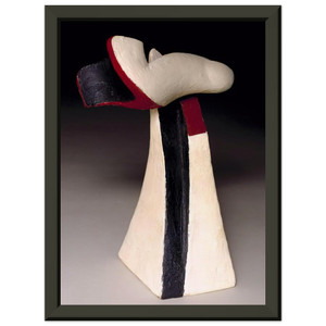 Kurt Schwitters  LOFTY 1947 Premium Metal Framed Art Print / Poster