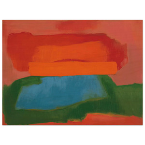 Esteban Vicente  NUMBER 2 1967 Wood Print