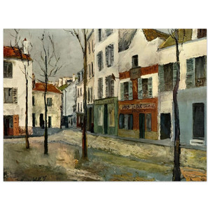 Maurice Utrillo  SQUARE TERTRE ON MONTMARTRE 2 Aluminum Print