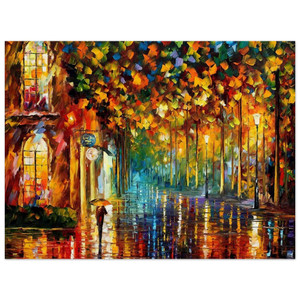 Leonid Afremov  Leonid Afremov N23 Wood Print