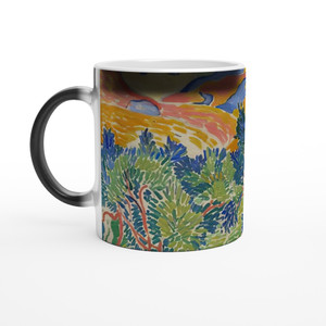 Andre Derain - MOUNTAINS AT COLLIOURE 1905 Magic Ceramic Mug