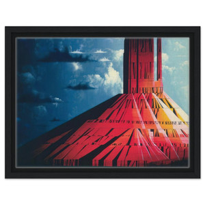 Eyvind Earle  Indian Lands Framed Canvas