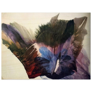 Paul Jenkins  Phenomena Over the Cusp Wood Print