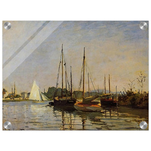 claude monet  Pleasure Boats Argenteuil c18723 oil on canvas Acrylic Print