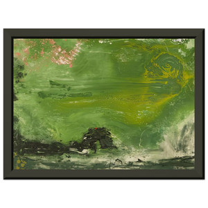 Helen Frankenthaler  Overture 1992 Premium Metal Framed Art Print / Poster