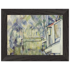 Paul Cezanne  Mill on the River Premium Wooden Framed Art Print / Poster