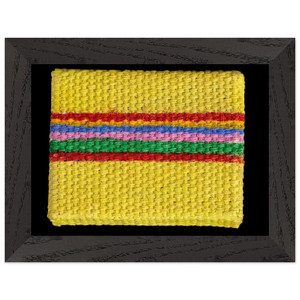 Gene Davis  MicroPainting  1968 Premium Wooden Framed Art Print / Poster