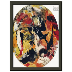 Paul Jenkins  Pawnee  1958 Premium Metal Framed Art Print / Poster