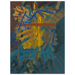 John Ferren  Broken Blue  1958 Wood Print