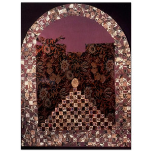 Miriam Schapiro  Shrine for the Egg  PD Pattern and Decoration Wood Print