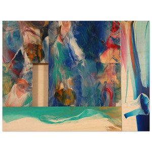 Sam Gilliam  Icon Wood Print