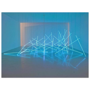 Francois Morellet  Avalanche  1996 Aluminum Print