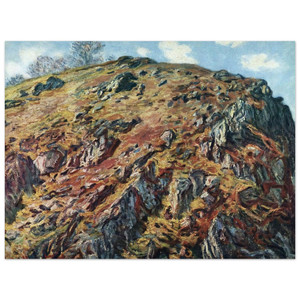 claude monet  Study of Rocks Aluminum Print