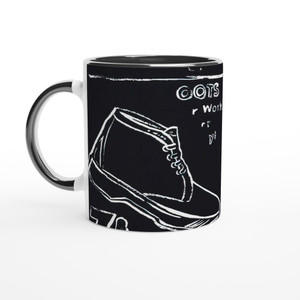 Andy Warhol - Work Boots Ceramic Mug with Color Inside