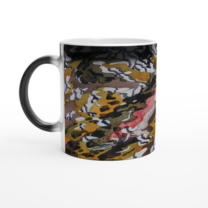 Neil Welliver - Trout and Reflected Tree - 1985 Magic Ceramic Mug